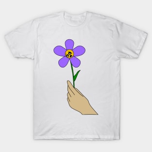 Stressed flower T-Shirt